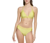 Придбати - роздільний купальник (бікіні)  Роздільний купальник Calvin Klein топ та плавки бікіні 1159801369 (Жовтий, M) (art398461)