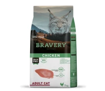 Придбати - корм для кота  Корм Bravery Cat Adult Chicken сухий з куркою для дорослих котів 7 кг