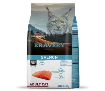 Придбати - корм для кота  Корм Bravery Salmon Adult Cat сухий з лососем для дорослих котів 600 гр