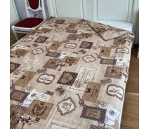 Придбати - підковдру  Підковдра на запах двоспальна 180х210 см Бязь Голд Ananasko PD1711 (PD1711(2,0)