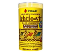Придбати - корм для риби  Корм для риб Tropical Ichtio-vit у пластівцях 500 мл (594)