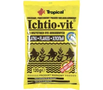 Придбати - корм для риби  Корм для риб Tropical Ichtio-vit у пластівцях 1 л/120 г (594) (620895-01)