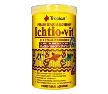Придбати - корм для риби  Корм для риб Tropical Ichtio-vit у пластівцях 1 л (591) (620894-01)