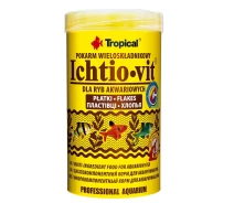 Придбати - корм для риби  Корм для акваріумних риб Tropical пластівці Ichtio-Vit, 250мл/50гр