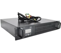 Придбати - джерело безперебійного живлення  Інвертор з правильною синусоїдою Ritar ONLINE RT-1KL-LCD, RACK 1000VA (900Вт), 36В, Струм макс. 5A, під зовнішнє АКБ RT