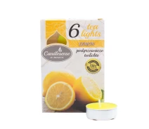 Придбати - свічку  Свічка-пігулка Candlesense Decor ароматизована Lemon 6 шт (4,5 год)