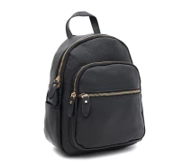 Придбати - рюкзак  Шкіряний жіночий рюкзак Keizer K1172bl-black