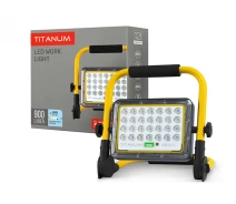 Придбати - прожектор  Прожектор світлодіодний з акумулятором TITANUM 20W 900Lm 5000K IP65 (TL-FA-105)