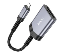 Придбати - кардрідер  Перехідник HOCO 2-in-1 card reader iP UA25 grey