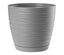 Придбати - горшок для цветов   Горщик для квітів Sahara mini-17 2,4 л сірий Form-Plastic