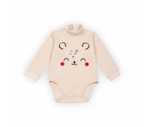 Придбати - дитяче боді  Дитячий боді-гольф GABBI BD-23-14 Бежевий р.74 (13808)