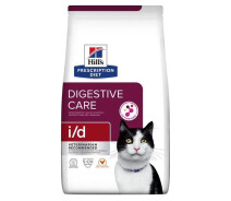 Придбати - корм для кота  Корм Hill’s Prescription Diet i/d Сухий корм для котів догляд за травленням, з куркою, 3 кг (605877) (52742043142)