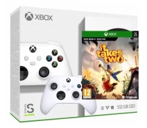 Придбати - ігрову консоль  Ігрова консоль Microsoft Xbox Series S 512Gb + It Takes Two (російські субтитри) + дод. Геймпад Microsoft Xbox Series X, S (Robot White)