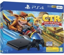 Придбати - ігрову консоль  Ігрова консоль Sony Playstation 4 Slim 500Gb + Crash Team Racing Nitro-Fueled + DualShock 4 (Version 2) (black)