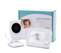 Придбати - радіоняню  Бездротова відеоняня Baby Monitor SM-32 з великим 3.2 дюймовим монітором для батьків