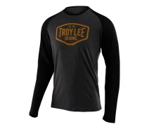 Придбати - чоловічу футболку  Футболка TLD Motor Oil L/S Raglan (char/blk) розмір L (768811014)