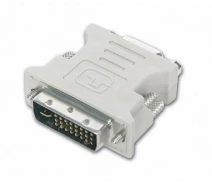 Придбати - кабель та перехідник  Адаптер DVI-SVGA Cablexpert (A-DVI-VGA)