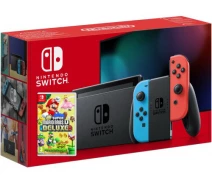 Придбати - ігрову консоль  Ігрова консоль Nintendo Switch Neon Blue-Red (Upgraded version) + Гра New Super Mario Bros. U Deluxe