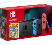 Придбати - ігрову консоль  Ігрова консоль Nintendo Switch Neon Blue-Red (Upgraded version) + Гра Super Mario Maker 2
