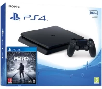 Придбати - ігрову консоль  Ігрова консоль Sony Playstation 4 Slim 500Gb + Metro Exodus