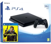 Придбати - ігрову консоль  Ігрова консоль Sony Playstation 4 Slim 500Gb + Cyberpunk 2077