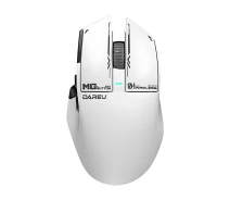 Придбати - мишку для ноутбука  Миша бездротова DAREU A980 Pro Max ігрова з комбінованим підключенням, TFT-екраном, 26000DPI, white