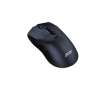 Придбати - мишку для ноутбука  Миша ACER OMW120 ігрова з комбінованим підключенням USB, Bluetooth, USB 2.4ГГц, RGB, 8000 DPI, чорний