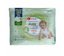 Придбати - підгузник  Дитячі підгузки Kruidvat Pure & Soft 4 (8-14 кг) 38 шт