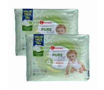 Придбати - підгузник  Дитячі підгузки Kruidvat Pure & Soft 4 (8-14 кг) 76 шт