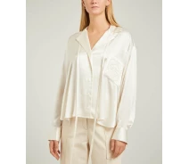 Придбати - жіночу сорочку  Сорочка Loewe Anagram Silk Shirt White S