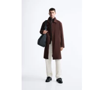 Придбати - чоловіче пальто  Чоловічий тренч ZARA 1159802910 (Коричневий, L)