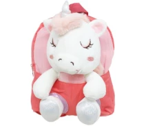 Придбати - рюкзак  Рюкзак з іграшками Єдиноріг (кораловий) MiC C56804