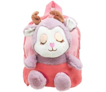 Придбати - рюкзак  Рюкзак з іграшками Лосеня (кораловий) MIC C56835