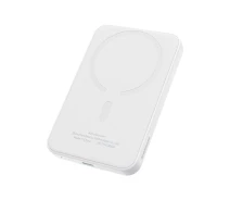Придбати - універсальну мобільну батарею  Павербанк BASEUS Magnetic Mini 5000mAh 20W з бездротовою зарядкою Qi 15W White (P1-00)