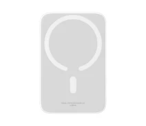 Придбати - універсальну мобільну батарею  Павербанк BASEUS Magnetic Mini Air Fast Charge 6000mAh 20W з бездротовою зарядкою Qi 15W White (P1-00)