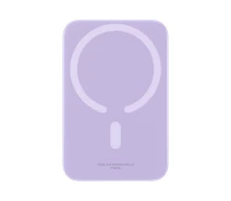 Придбати - універсальну мобільну батарею  Павербанк BASEUS Magnetic Mini Air Fast Charge 6000mAh 20W з бездротовою зарядкою Qi 15W Purple (P1-00)