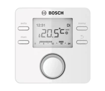 Придбати - терморегулятор  Bosch Комнатный терморегулятор отопления CR100 RF в комплекте с приёмником MB, беспроводной (7738112355-e)
