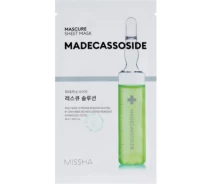 Придбати - корейську маску для обличчя  Маска для обличчя Missha Madecassoside Спасательная 28 мл (880)