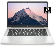 Придбати - ноутбук  Ноутбук HP Chromebook 14A-NB0013DX AMD 3015Ce Radeon Graphics 4GB RAM 64GB eMMC, Google Chrome OS, WiFi Bluetooth, Mineral Silver 2022 року випуску "Seller Refurbished"