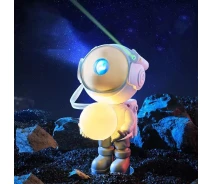 Придбати - нічник  Нічник дитячий Astronaut Star Lightr TDK-33 Проектор зоряного неба з галактикою космонавт з пультом дистанційного керування 24см Білий