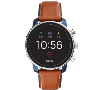 Придбати - смарт-годинник  Смарт-годинник Fossil Gen 4 Q Explorist HR Silver/Leather FTW4016