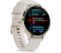 Придбати - смарт-годинник  Смарт-годинник Garmin Venu 3S Soft Gold S. Steel Bezel with Ivory Case and S. Band ()