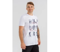 Придбати - чоловічу футболку  Футболка чоловіча Jean Piere 2112 XL Білий (264)