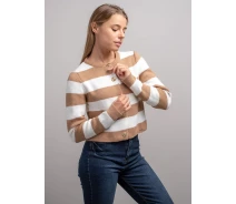 Придбати - жіночу кофту  Кофта жіноча 341546 р.S-M Fashion Коричневий