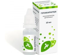 Придбати - ветеринарний препарат для собаки  Кормова добавка БиоТестЛаб Гепакарнітол 10 мл (4820190480514)