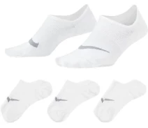 Придбати - жіночу шкарпетку  Шкарпетки жіночі Nike EVERYDAY PLUS LTWT FOOTIE білі 3 пари SX5277-101 Розмір 47-50 (SX5277-101_47-50)