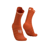 Придбати - чоловічу шкарпетку  Безшовні бігові шкарпетки Compressport Pro Racing Socks V4.0 Ultralight Run High, Fire/White, T3 (42-44)