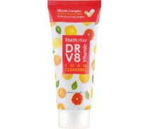 Придбати - корейський засоб для вмивання  Пінка для вмивання FarmStay DR.V8 Vitamin Foam Cleansing Вітамінна 100 мл (885)