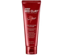 Придбати - корейський засоб для вмивання  Пінка для миття Missha Amazon Red Clay Pore Pack Foam Cleanser 120 мл (883) (697343-01)