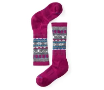 Придбати - дитячу термобілизну  Термошкарпетки Smartwool Girls' Wintersport Fairisle Moose Socks S Рожевий